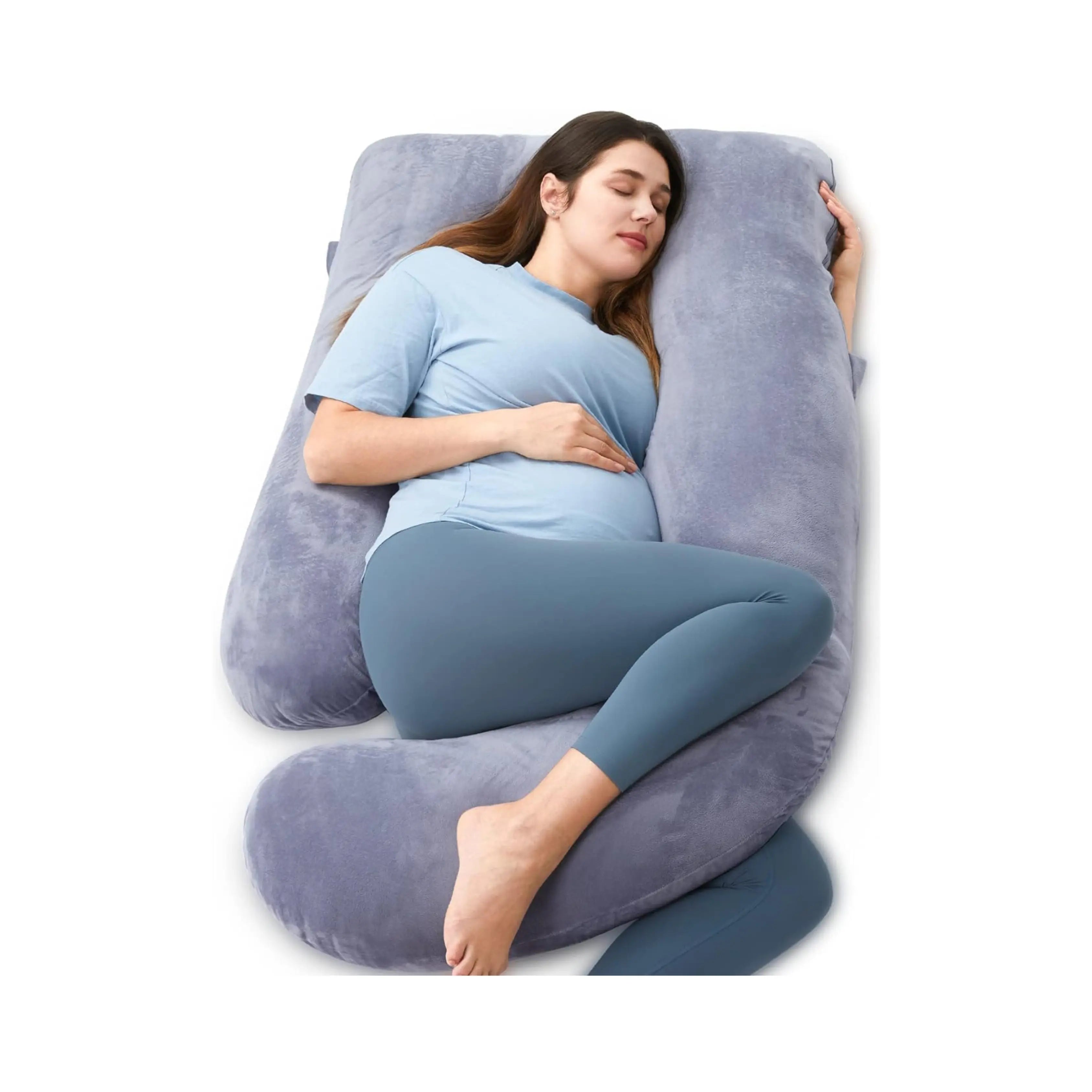 U Shaped Pregnancy Pillow  -  Uوسادة الحمل على شكل Shopzz